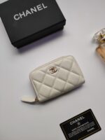 Chanel 名刺入れ 小銭入れ ケース付き 羊革 AP0216 10_9cm - 画像 (15)
