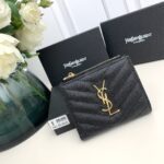 YSL 二つ折り財布 ケース付き 7045 11*9*2cm - 画像 (6)