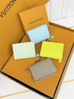 lv 二つ折り財布 小銭入れ付き 11*3.5*8.5cm ケース付き