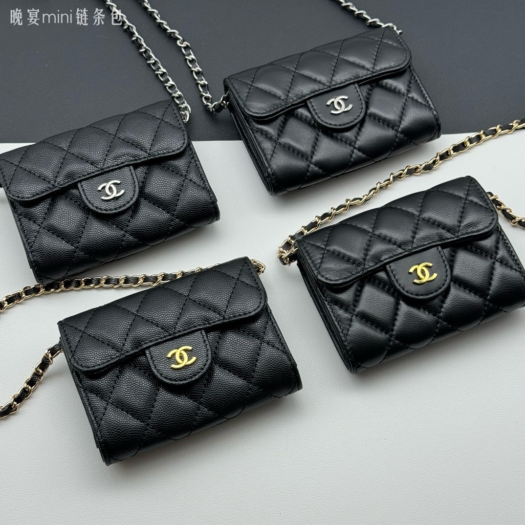 038_ZT Chanel miniチェーンウォレット ケース付き AP0238 12*8.5*2.5cm - 画像 (1)