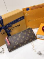 lv 二つ折り財布 長財布 ケース付き 61269 21*9*2cm - 画像 (15)