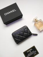 Chanel 名刺入れ 小銭入れ ケース付き 羊革 AP0216 10_9cm - 画像 (8)