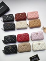 Chanel 名刺入れ 小銭入れ ケース付き 羊革 AP0216 10_9cm - 画像 (3)