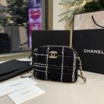 CHANEL ベルベット 化粧ポーチ ショルダーバック ノベルティ 16*5*13cm - 画像 (10)