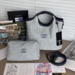 CHANEL トートバッグ 携帯ポーチセット ノベルティ L24*11*18CM  S20*11CM