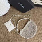 CHANEL ショルダーバック&小銭入れ 2点セット メッシュ ノベルティ 15*22*6cm - 画像 (3)