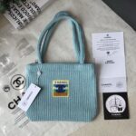Chanel コーデュロイ miniトートバッグ ノベルティ 30*25cm - 画像 (4)