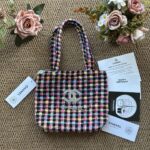 Chanel ツイード miniハンドトート ノベルティ 31*22cm - 画像 (3)