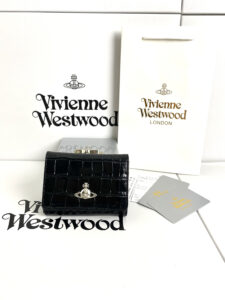 Vivienne Westwood わに革 三つ折り財布 ケース付き - 画像 (3)