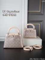 LV Capucines EAST WEST ショルダーバック ケース付き 28*18cm 22*13cm - 画像 (5)