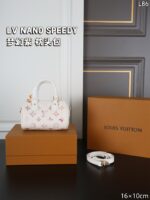 LV NANO SPEEDY ハンドバッグ ショルダーあり ケース付き 16*10cm - 画像 (12)