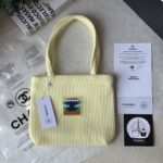 Chanel コーデュロイ miniトートバッグ ノベルティ 30*25cm - 画像 (16)