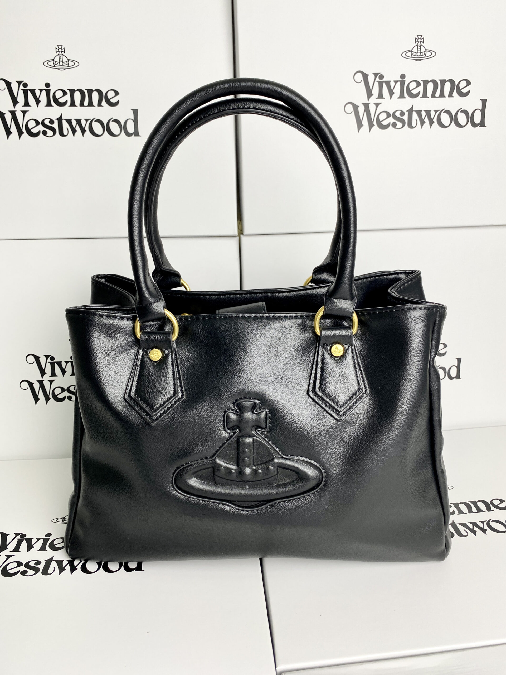 0001 Vivienne Westwood ハンドトートバッグ ケース付き 37*6*26cm - 画像 (1)