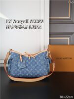 LV Carryall CARGO デニム トートバッグ ケース付き 30*22cm