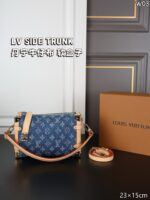 LV SIDE TRUNK デニム ショルダーバック ケース付き 23*15cm - 画像 (3)