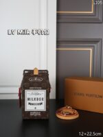 LV Milk 携帯ポーチ ケース付き 12*22.5cm