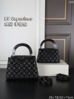 LV Capucines EAST WEST ショルダーバック ケース付き 28*18cm 22*13cm - 画像 (6)