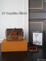 LV Dauphine 肩掛けバッグ ショルダーあり ケース付き 25*18cm 20*15cm - 画像 (3)