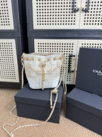 CHANEL ツィ一ドバケットバッグ ショルダーバック ノベルティ 15*11*17cm - 画像 (8)