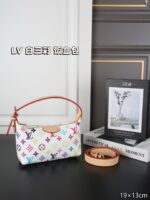 LV Hills デニム 弁当バッグ ケース付き 19*13cm - 画像 (12)