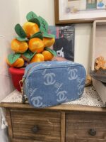 CHANEL デニムショルダーバック ノベルティ 21*14*8cm