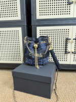 CHANEL ツィ一ドバケットバッグ ショルダーバック ノベルティ 15*11*17cm - 画像 (7)