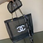 CHANEL メッシュ トートバッグ 化粧ポーチセット ノベルティ 34*9*35CM - 画像 (2)