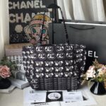 Chanel キャンバス トートバッグ ノベルティ 28*28*14cm - 画像 (3)