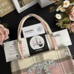 Chanel ツイード miniハンドトート ノベルティ 31*22cm - 画像 (7)