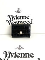 Vivienne Westwood わに革 三つ折り財布 ケース付き - 画像 (4)
