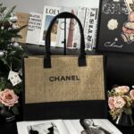 CHANEL ジュート編みトートバッグ 単品/ポーチセット ノベルティ - 画像 (8)