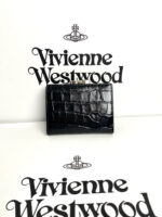 Vivienne Westwood わに革 三つ折り財布 ケース付き - 画像 (5)