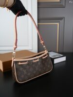 LV Nano Frivole デニム 肩掛けバック ケース付き 26*13cm - 画像 (8)