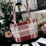 Chanel ツイード編みトートバッグ ノベルティ 24*9*21cm - 画像 (5)