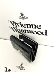 Vivienne Westwood わに革 三つ折り財布 ケース付き - 画像 (6)