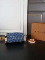 LV SIDE TRUNK デニム ショルダーバック ケース付き 23*15cm - 画像 (6)