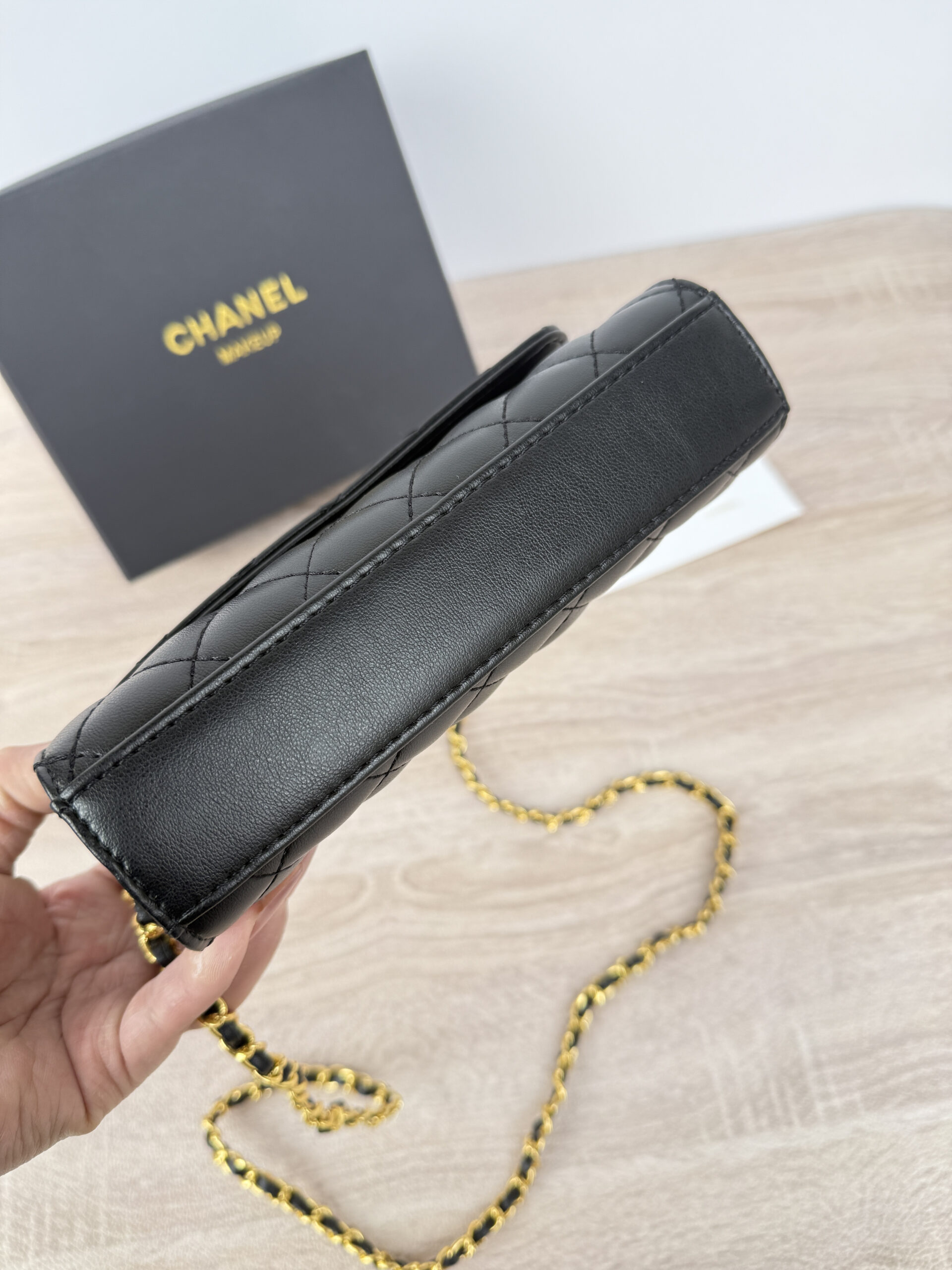0004 CHANEL 23b kelly ショルダーバック ノベルティ 18*4*10cm - 画像 (1)