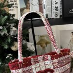 Chanel ツイード編みトートバッグ ノベルティ 24*9*21cm - 画像 (6)