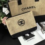 CHANEL ジュート編みトートバッグ 単品/ポーチセット ノベルティ - 画像 (10)