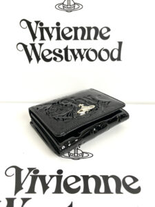 Vivienne Westwood ピカピカ がま口 三つ折り財布 ケース付き - 画像 (7)