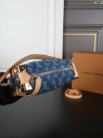 LV SIDE TRUNK デニム ショルダーバック ケース付き 23*15cm - 画像 (7)