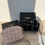 CHANEL 2024 ツィ一ド ショルダーバック ノベルティ ケース付き 16*5*13cm