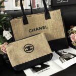 CHANEL ジュート編みトートバッグ 単品/ポーチセット ノベルティ - 画像 (7)