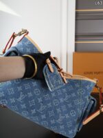 LV Carryall CARGO デニム トートバッグ ケース付き 30*22cm - 画像 (9)