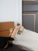 LV SIDE TRUNKMonogram キャンバス デニム ショルダーバッグ ケース付き 23*15cm - 画像 (9)
