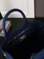 PRADA Linen blend トートバッグ ケース付き 26*19cm - 画像 (5)