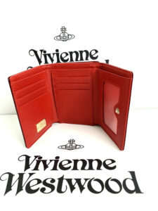 Vivienne Westwood ピカピカ がま口 三つ折り財布 ケース付き - 画像 (13)