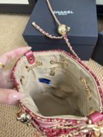 CHANEL ツィ一ドバケットバッグ ショルダーバック ノベルティ 15*11*17cm - 画像 (10)