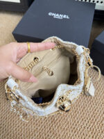 CHANEL ツィ一ドバケットバッグ ショルダーバック ノベルティ 15*11*17cm - 画像 (13)