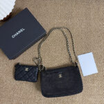 CHANEL メッシュショルダーバック 小銭入れ ノベルティ ケース付き 22*5*16cm